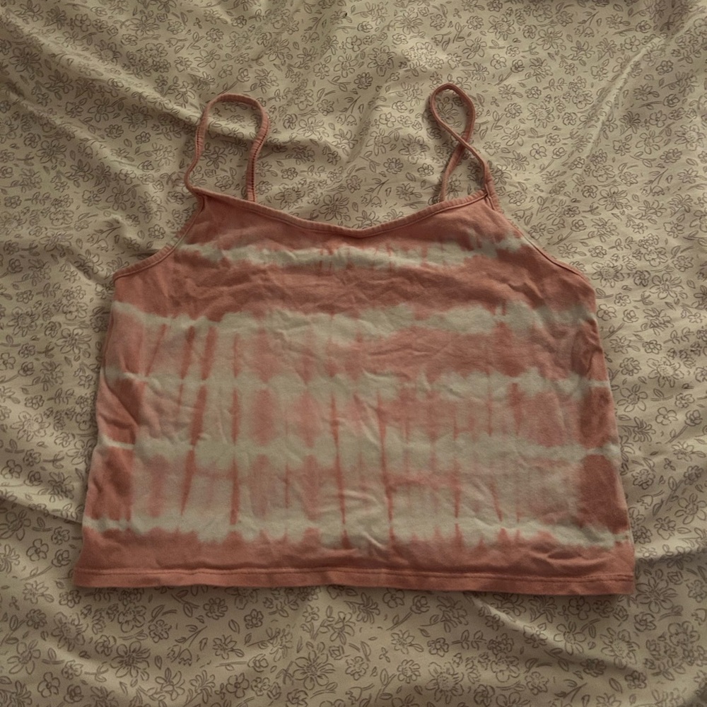 Pink Tie-Dye Women's Top